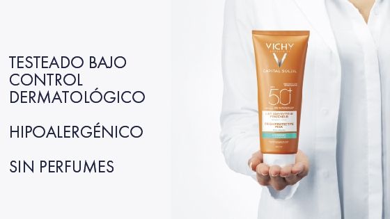 Testeado por dermatólogos