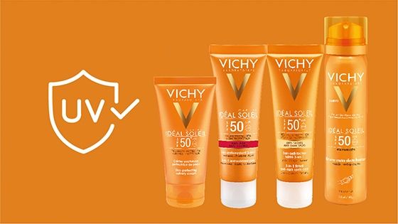 Bloqueador solar  vichy