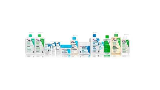 Banner de bodegón. Productos CeraVe