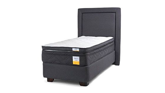 CAMA AMERICANA EUROTOP 1.5 PLAZAS + TOPPER + RESPALDO