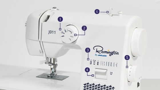 Máquina de coser, J011, Remington