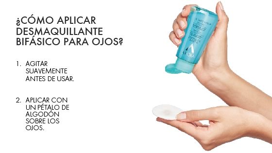 Modo de Uso Desmaquillante Bifásico