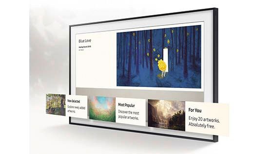 The Frame Smart 4K TV 2020 + Marco