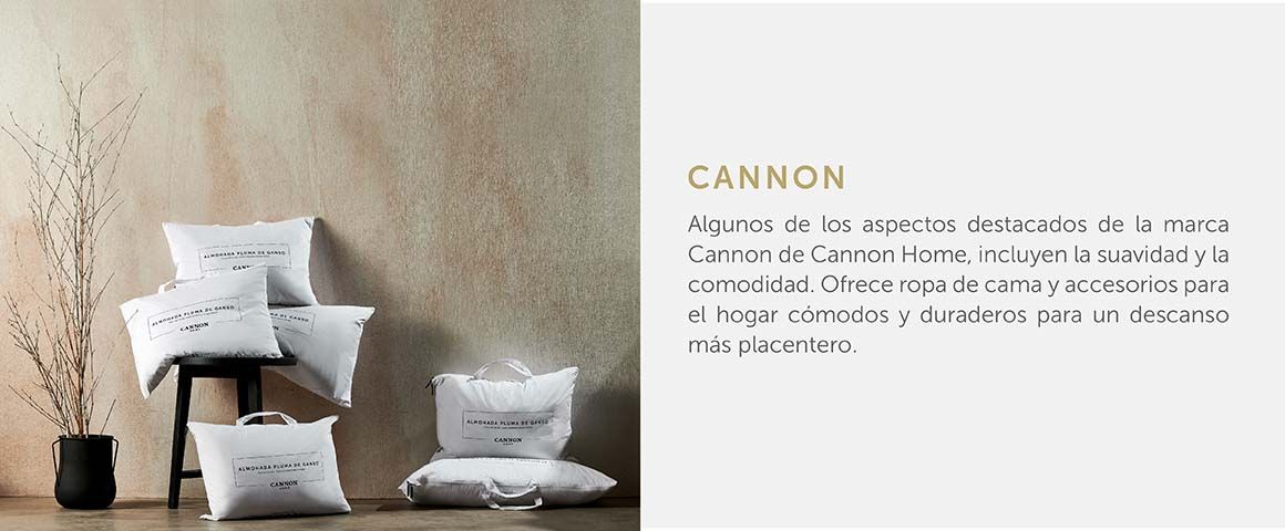 Almohadas Pluma Cannon