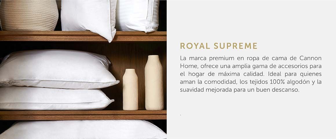 Almohadas Microfibra Royal Supreme