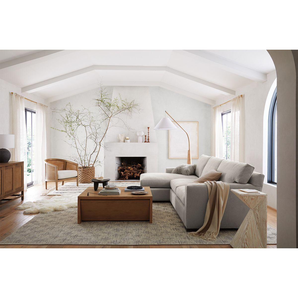 CRATE & BARREL - Silla Ankara Natural Crate & Barrel