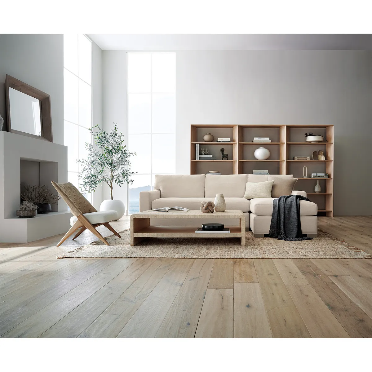 CRATE & BARREL - Seccional Izquierdo Axis Bench Crate & Barrel