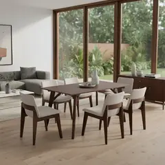 MICA - Juego de Comedor 6 Puestos Rios