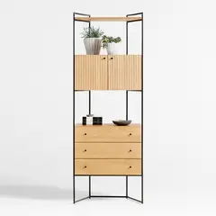 CRATE & BARREL - Librero Evie