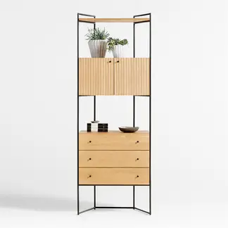 CRATE & BARREL - Librero Evie