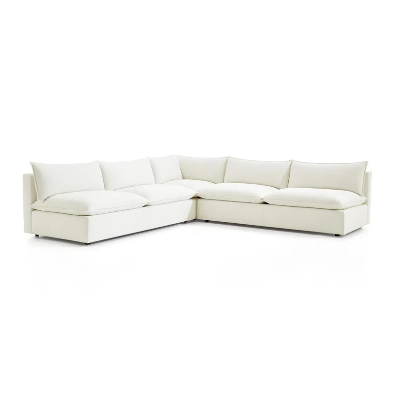 CRATE & BARREL - Seccional Lotus 3 piezas