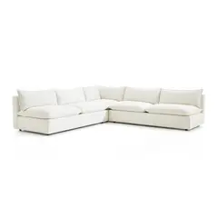 CRATE & BARREL - Seccional Lotus 3 piezas
