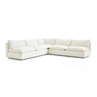 CRATE & BARREL - Seccional Lotus 3 piezas