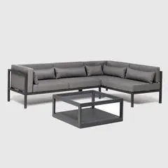 BASEMENT HOME - Juego de Terraza Monaco Negro
