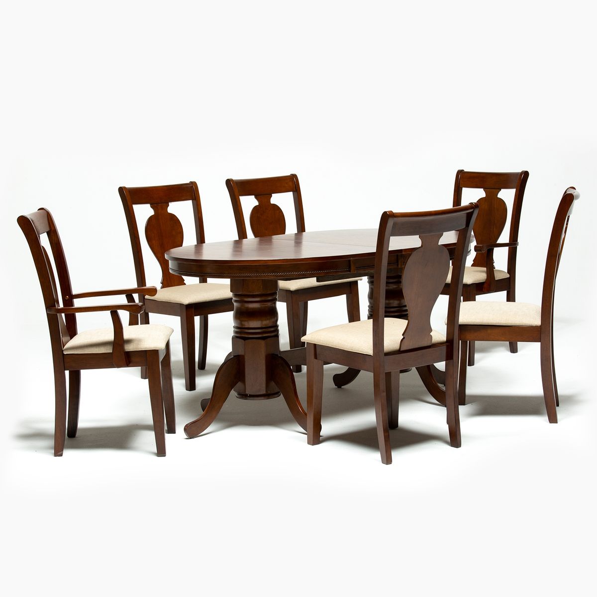 ROBERTA ALLEN - Juego de Comedor Valerie 4 Sillas + 2 Sitiales