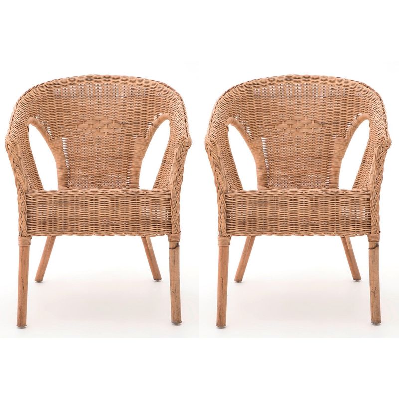BASEMENT HOME - Pack 2 Sillas De Terraza San Martin  Natural