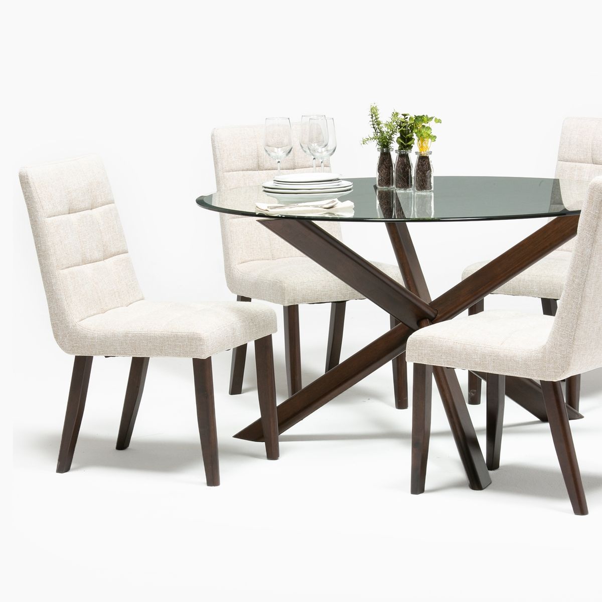 ROBERTA ALLEN - Juego Comedor Harper 4 Sillas