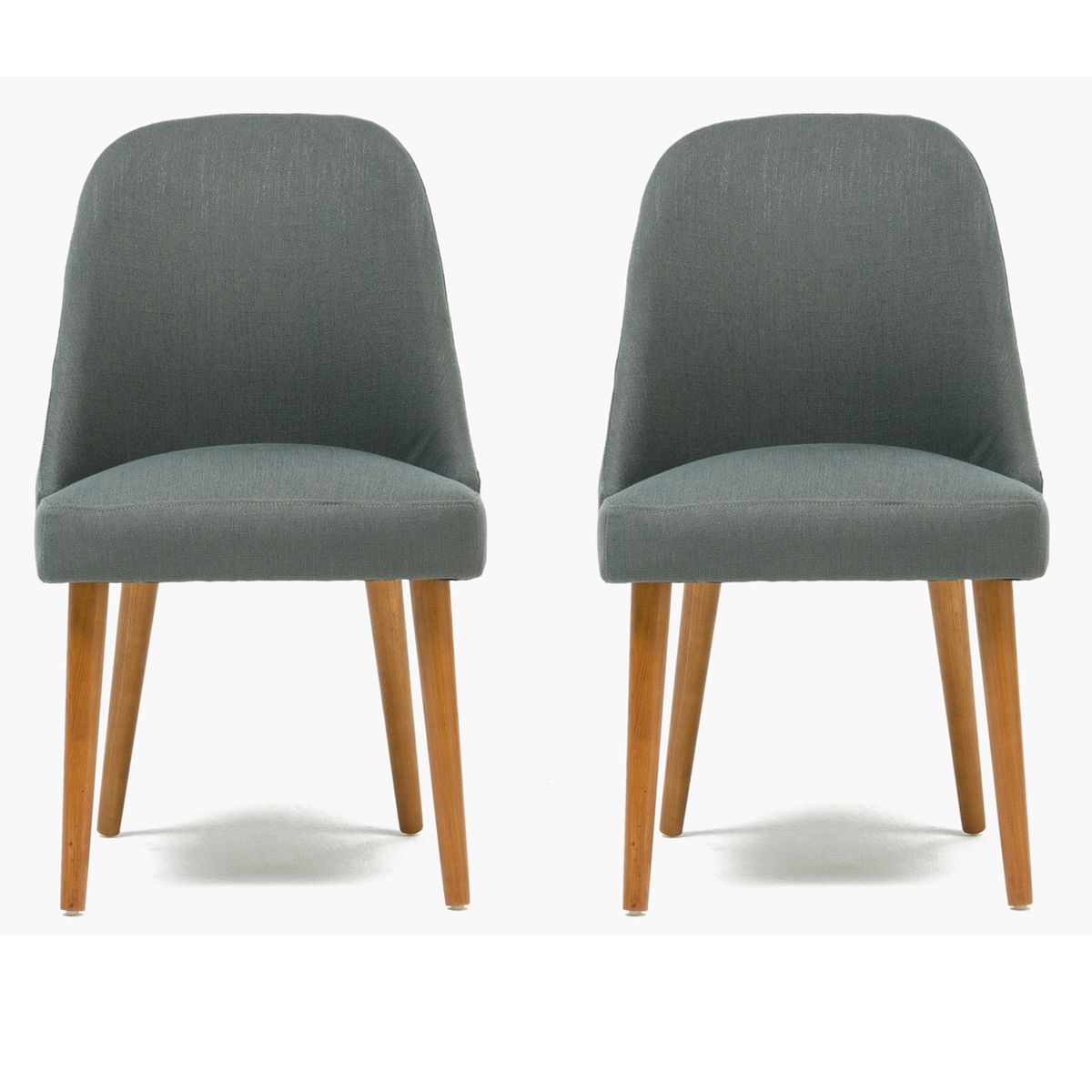 BASEMENT HOME - Par de Sillas Kant Gris Oscuro