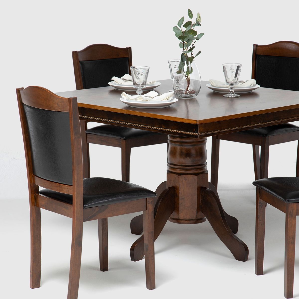 ROBERTA ALLEN - Juego de Comedor Miró cuadrado 4 sillas