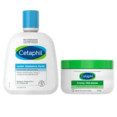 CETAPHIL - Pack Rutina Diaria Hidratante 250grs + Limpiadora 237ml