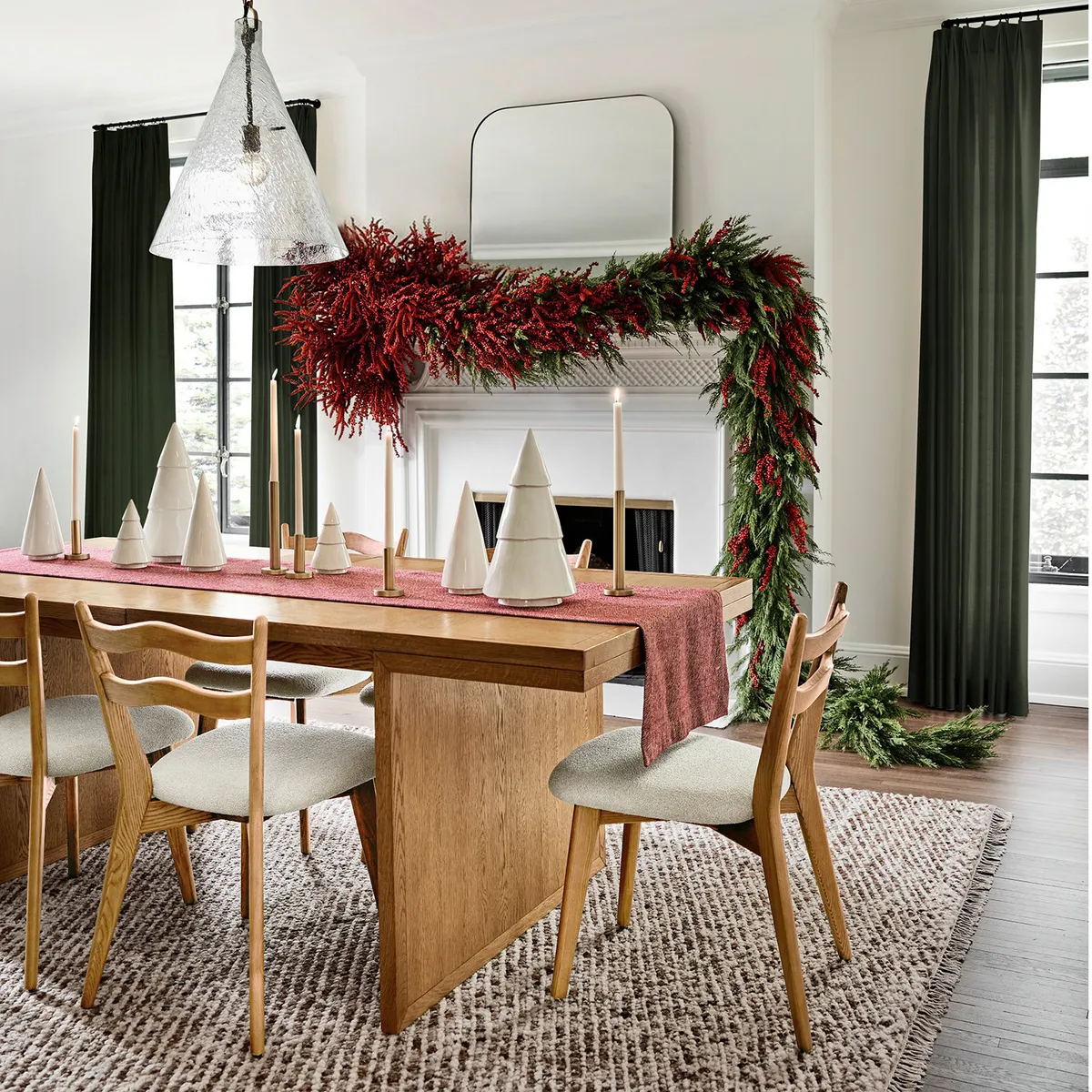 CRATE & BARREL - Mesa Comedor Pierre Extensible