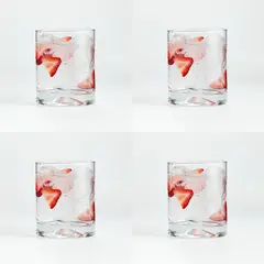 CRATE & BARREL - Set 4 Vasos cortos Impressions