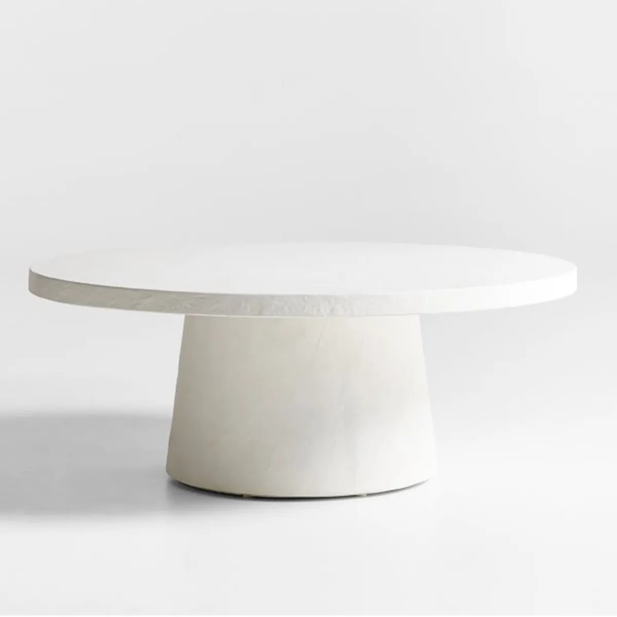 CRATE & BARREL - Mesa de Centro Willy Blanca LF