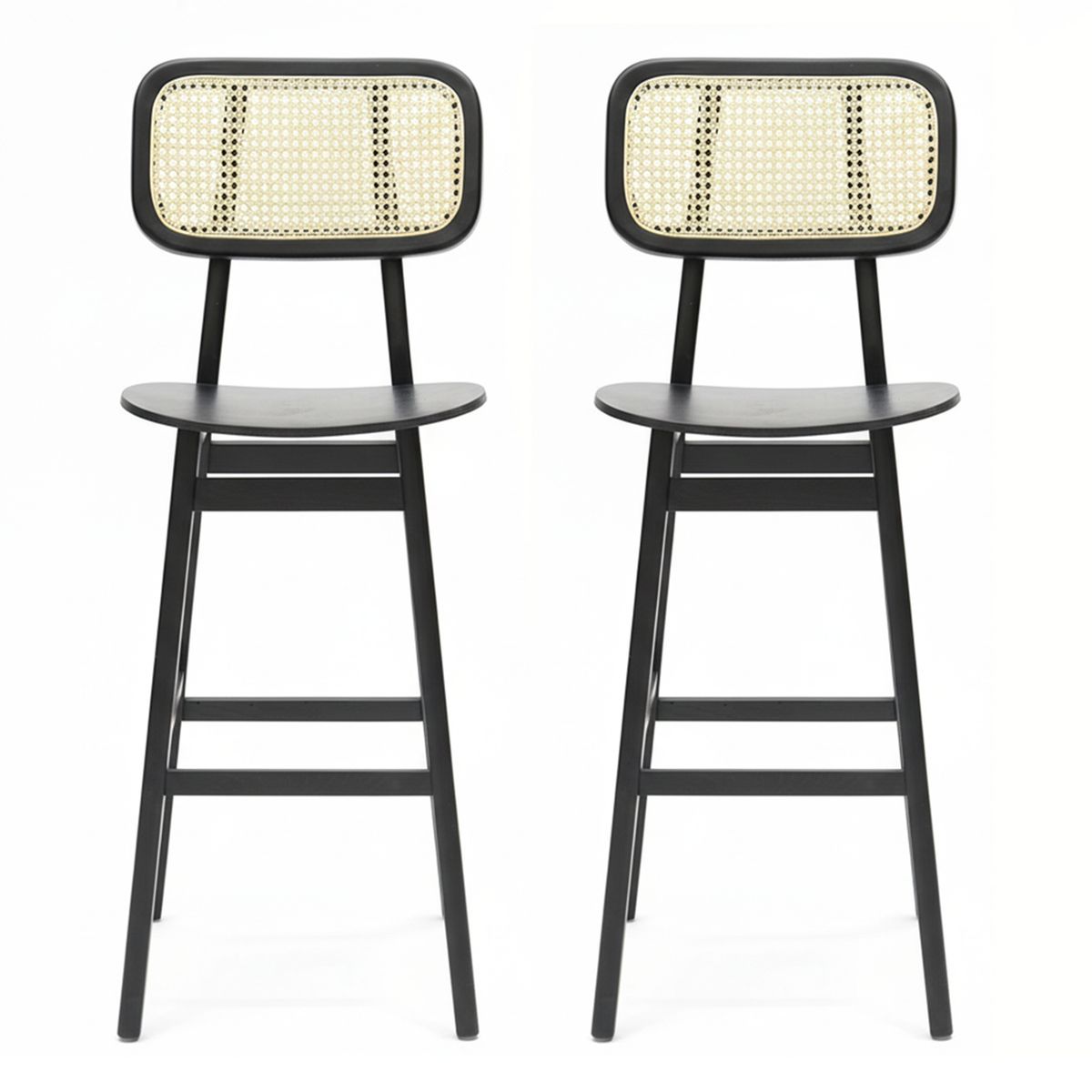  - Pack 2 Silla Bar Iñaki negro