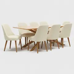 BASEMENT HOME - Juego Comedor Gregorio+Kant 8S