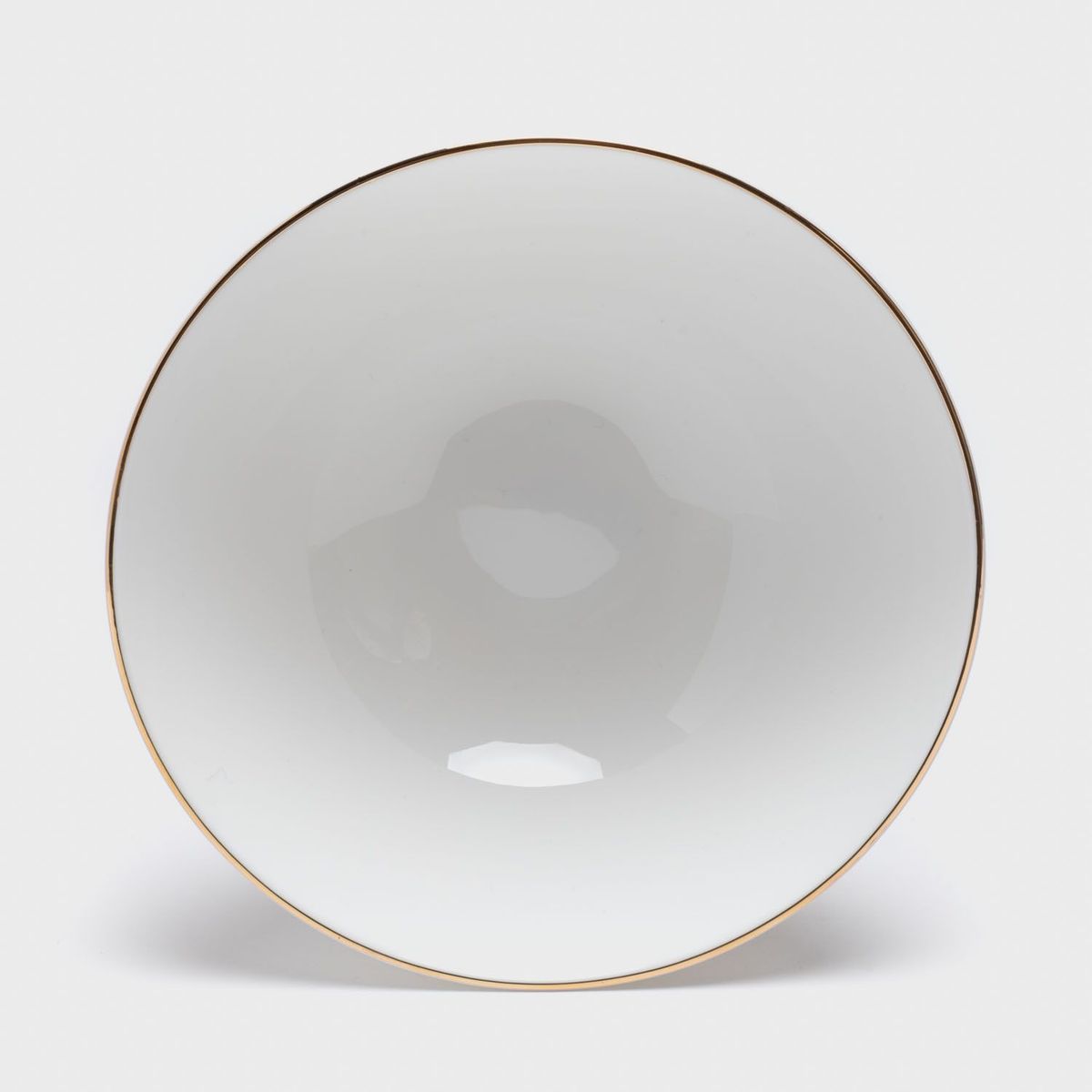 FLORENCIA - Set 4 Bowls 15 cm Borde Dorado Redondo Florencia