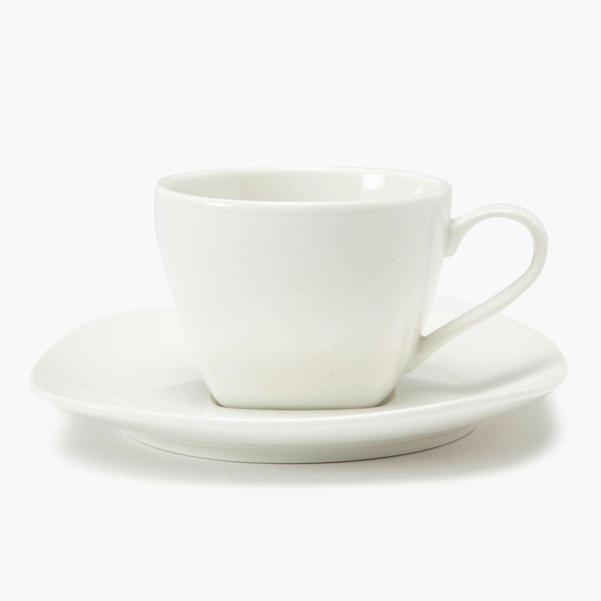 BASEMENT HOME - Set 4 Tazas Café 120 ml con plato Essential Cuadrado Basement Home