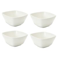 Set 4 Bowls 12 cm Essential Cuadrado 310 ml