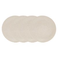 Set 4 Platos Fondo 27 Cm Cerámica Gres