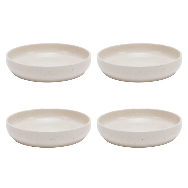 BASEMENT HOME - Set 4 Plato Hondo 22.5 Cm Cerámica Basement Home