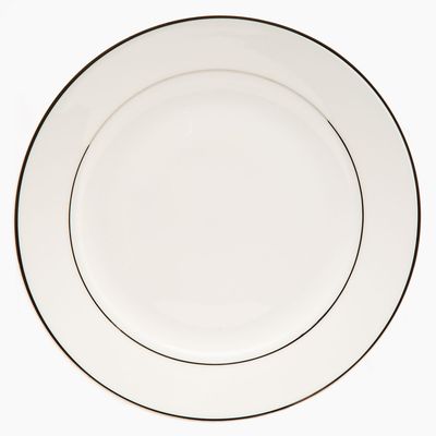 Imagen 2 del producto Set 4 Platos Ensalada/Postre 20 cm Borde Plateado