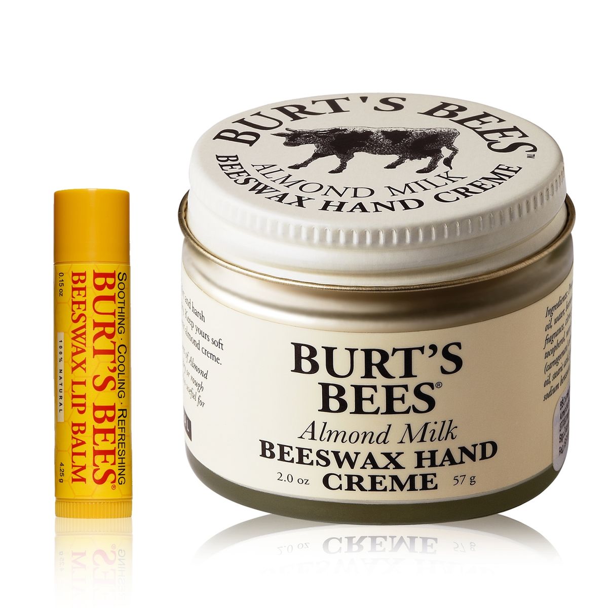  - Crema de Manos con Cera de Abejas 57 gr + Bálsamo Labial Beeswax 4,25 gr