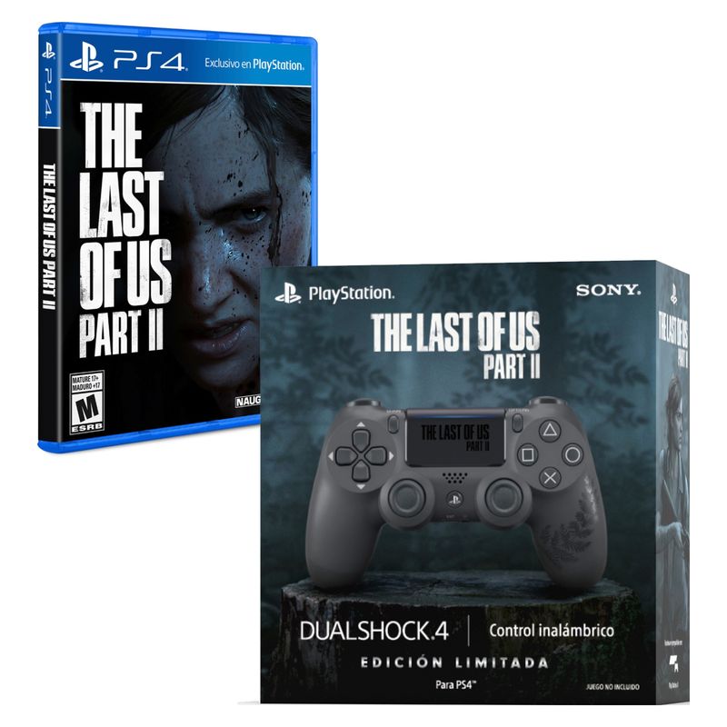 PLAYSTATION - Combo Control PS4 Dualshock 4 Inalámbrico Edición Limintada The Last Of Us 2 + Juego The Last of Us 2
