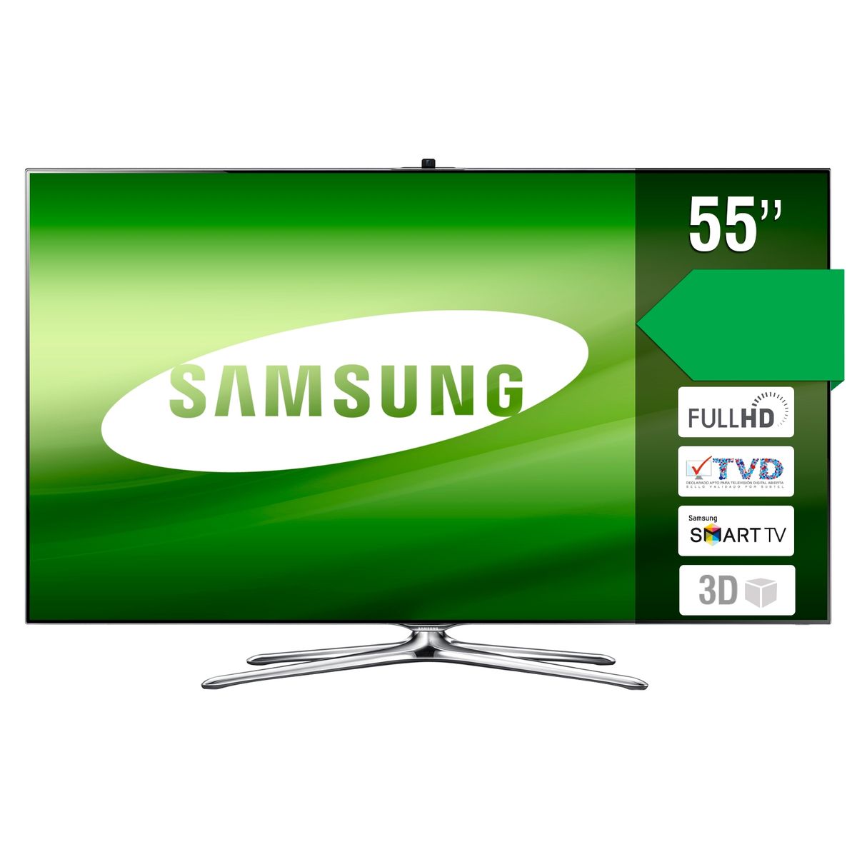  - LED 55" UN55F7500 Full HD Smart TV 3D + Tablet Galaxy 10" 16GB Wi-Fi