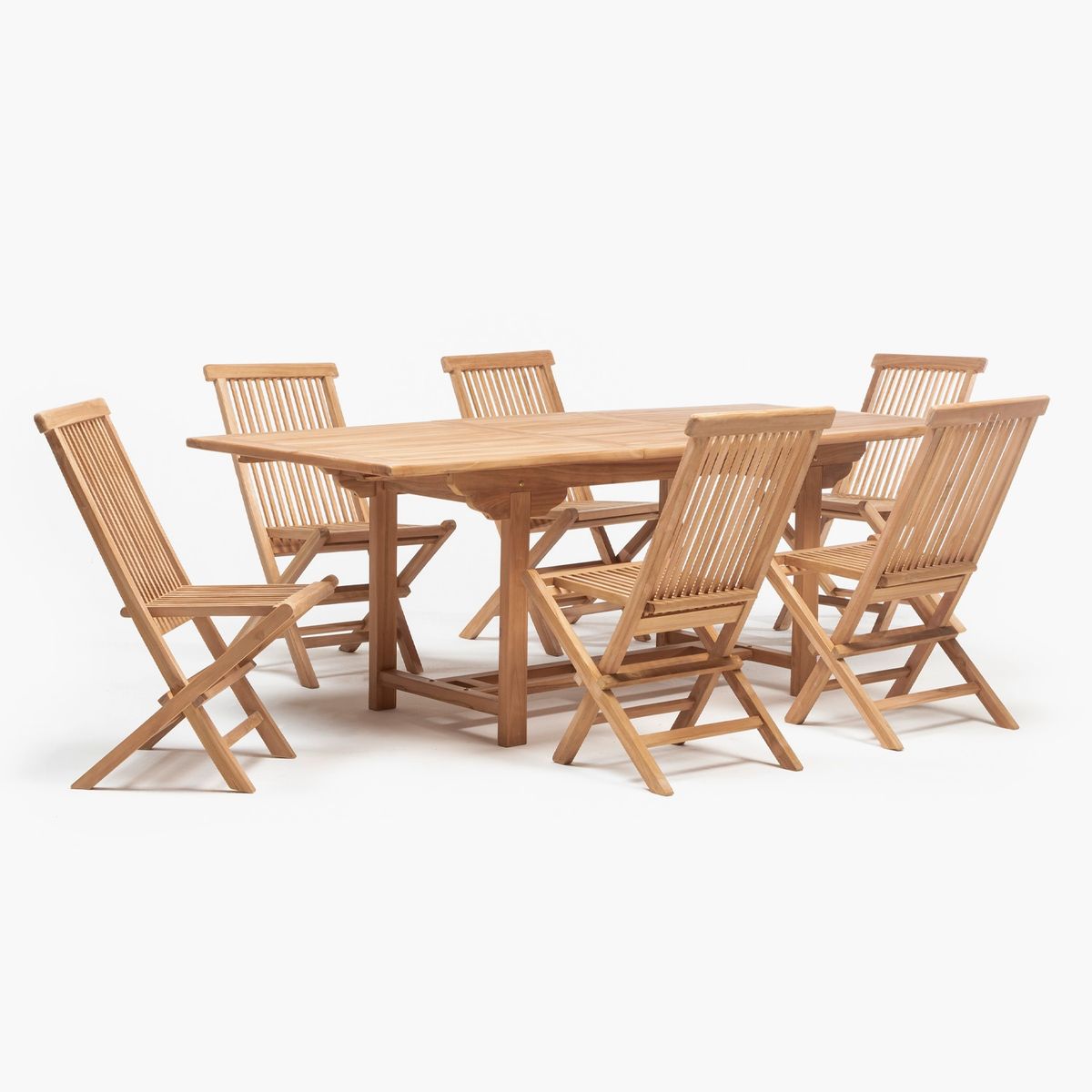 BASEMENT HOME - Juego de Comedor Oakland Rectangular 6 Sillas