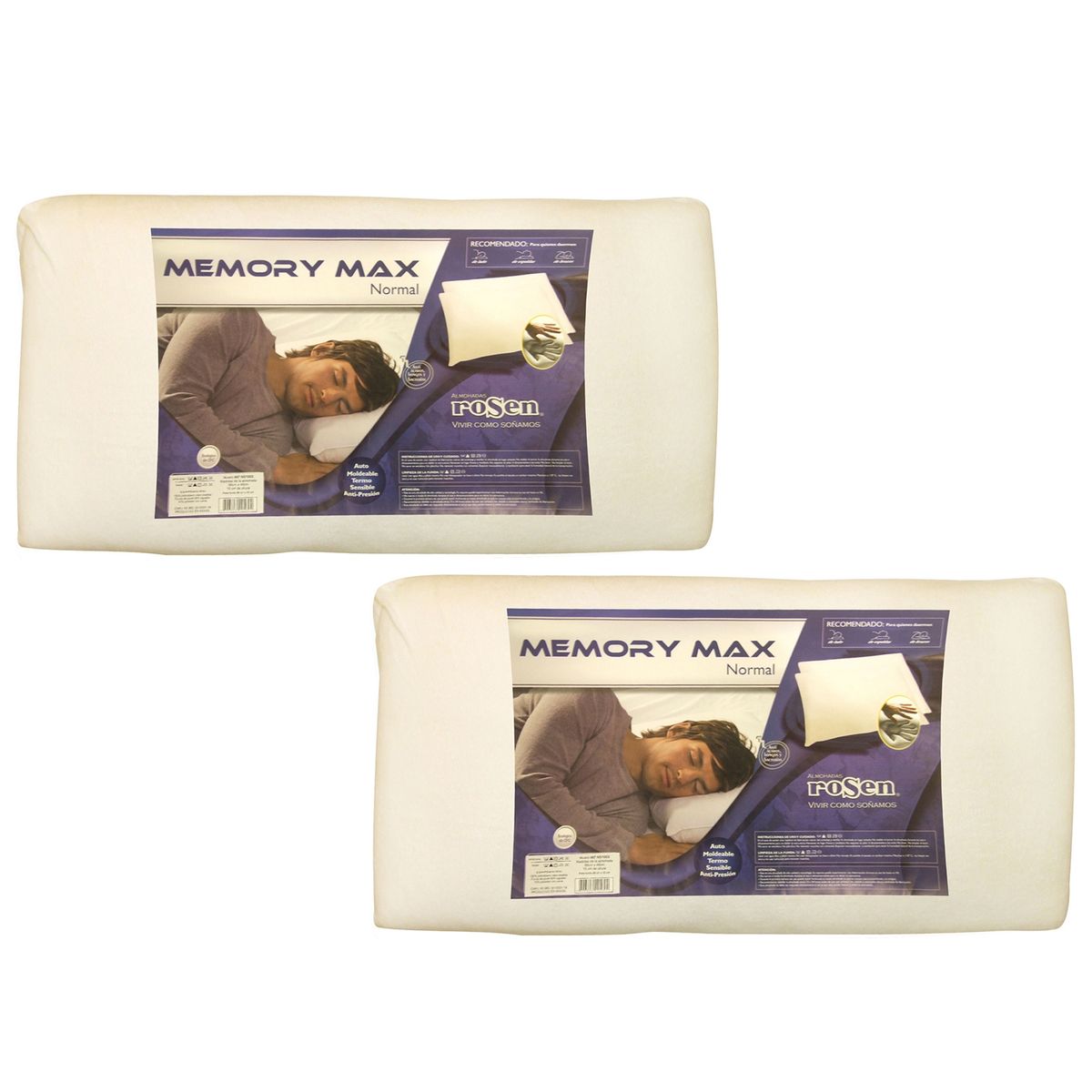  - Set 2 Almohadas Memory Max