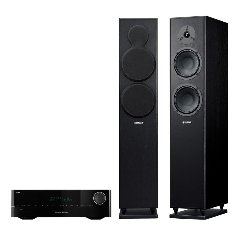  - Receiver Estéreo HK3770 Harman + Columnas NS-F150