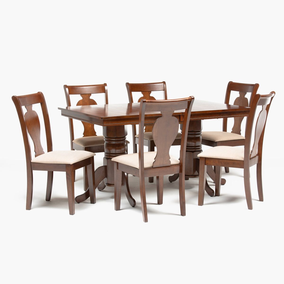 ROBERTA ALLEN - Juego De Comedor Valerie Rectangular 6 Sillas Roberta Allen