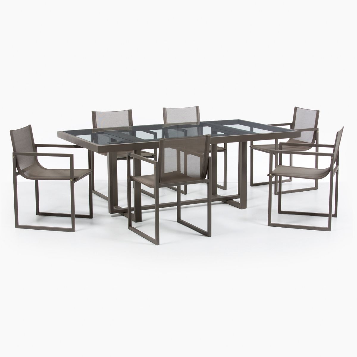 BASEMENT HOME - Juego de Comedor 6 Sillas Monaco