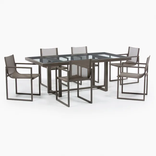 BASEMENT HOME - Juego de Comedor 6 Sillas Monaco