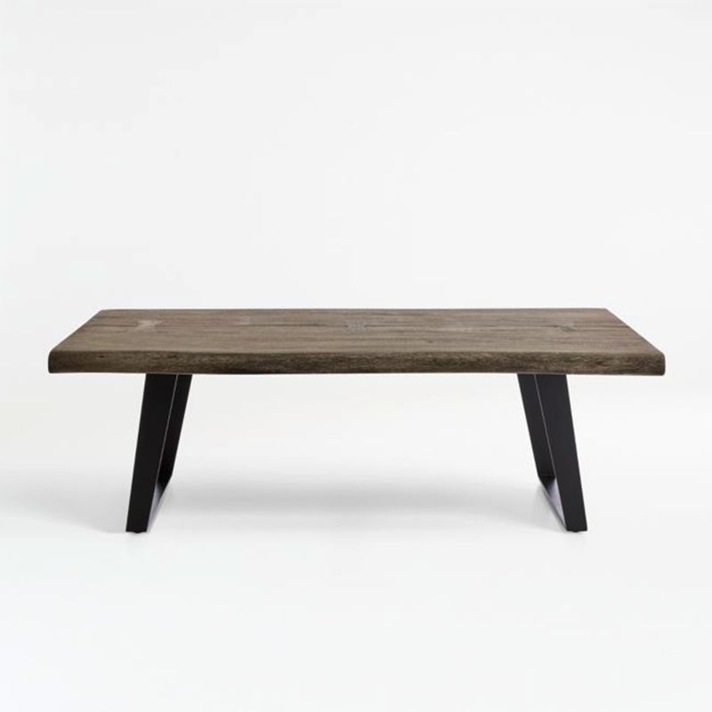 CRATE & BARREL - Mesa de Centro Yukon Gris
