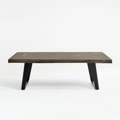 CRATE & BARREL - Mesa de Centro Yukon Gris