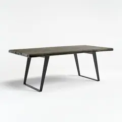 CRATE & BARREL - Mesa de Comedor Yukon Gris