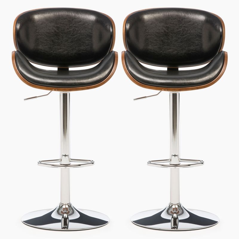 BASEMENT HOME - Pack 2 Pisos de Bar Freeman Negro