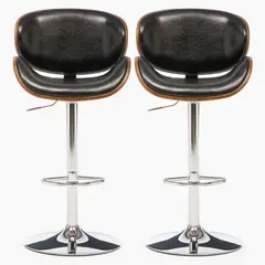 BASEMENT HOME - Pack 2 Pisos de Bar Freeman Negro