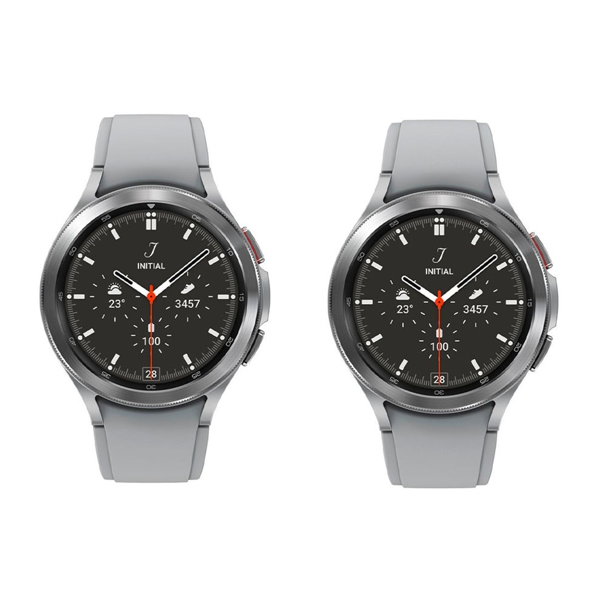 SAMSUNG - Pack 2 Galaxy Watch4 Classic 46 mm Bluetooth Plateado